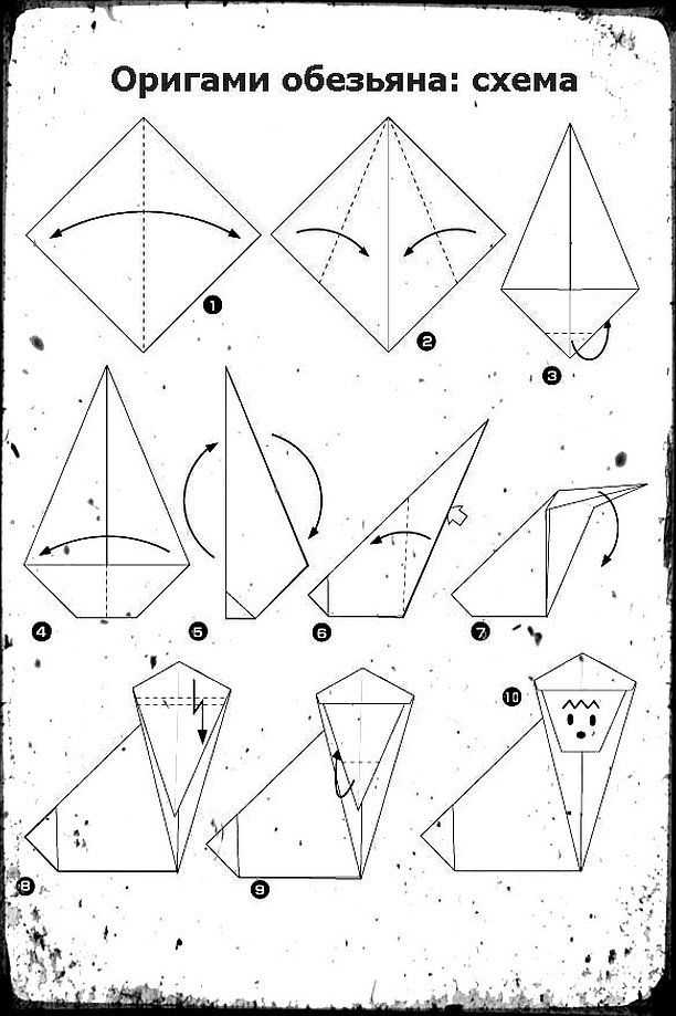 Origami-ape