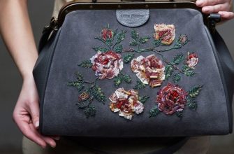 Eksempel på en brodert veske
