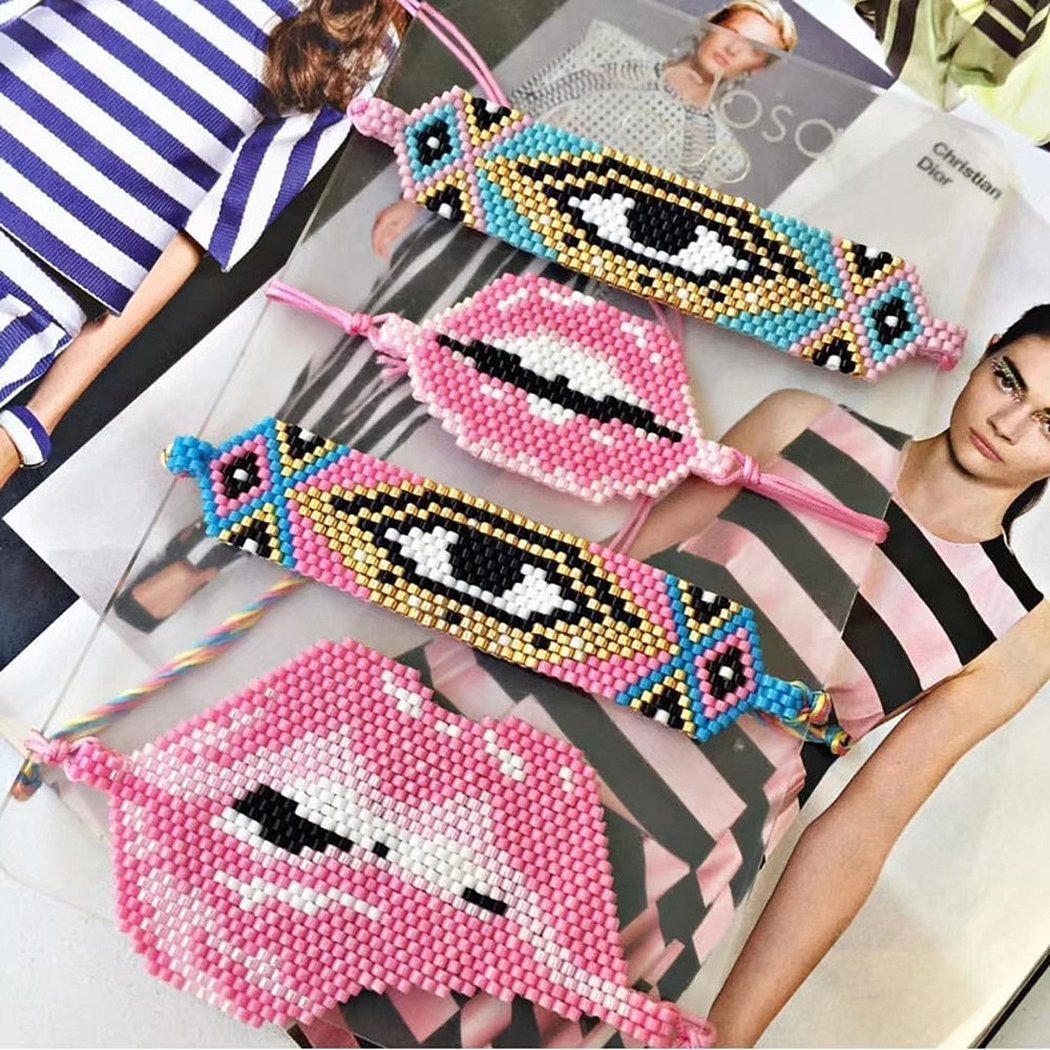Popkunst med perlebroderi