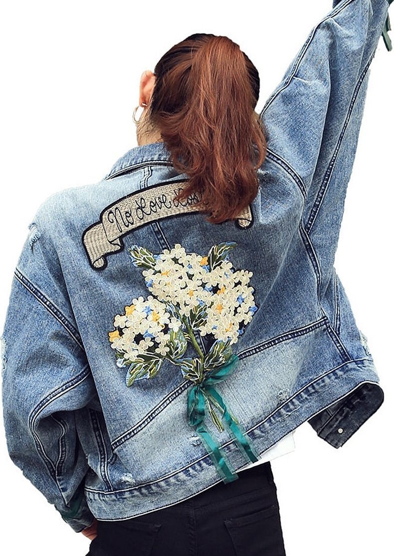 Original design av en denimjakke