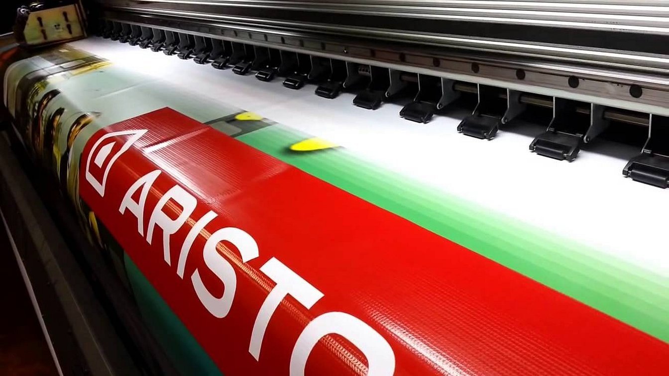 Utskrift av reklamebanner