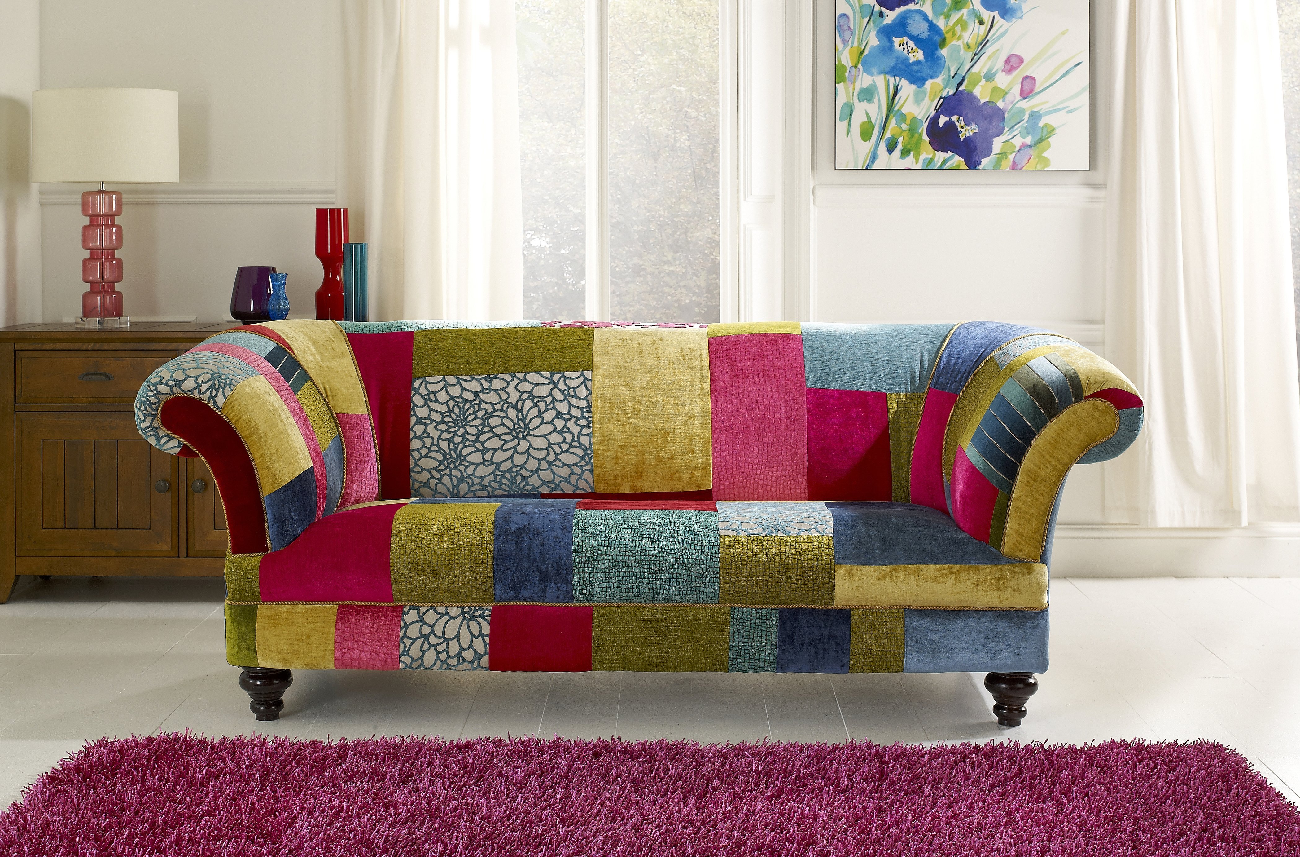 Patchwork sofatrekk