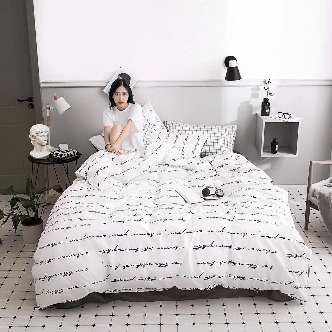 Muslin sengetøy