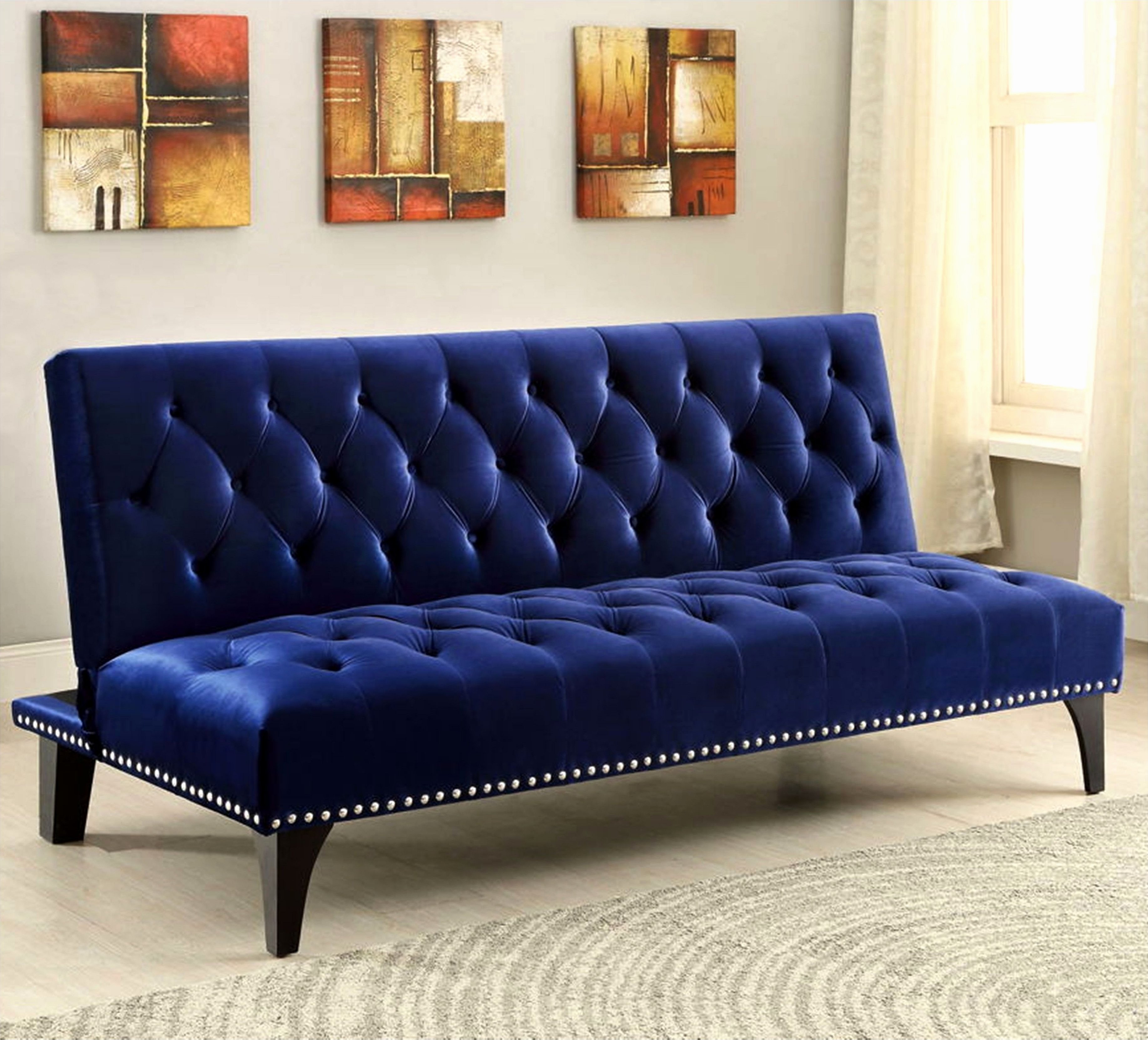 Blå sofa