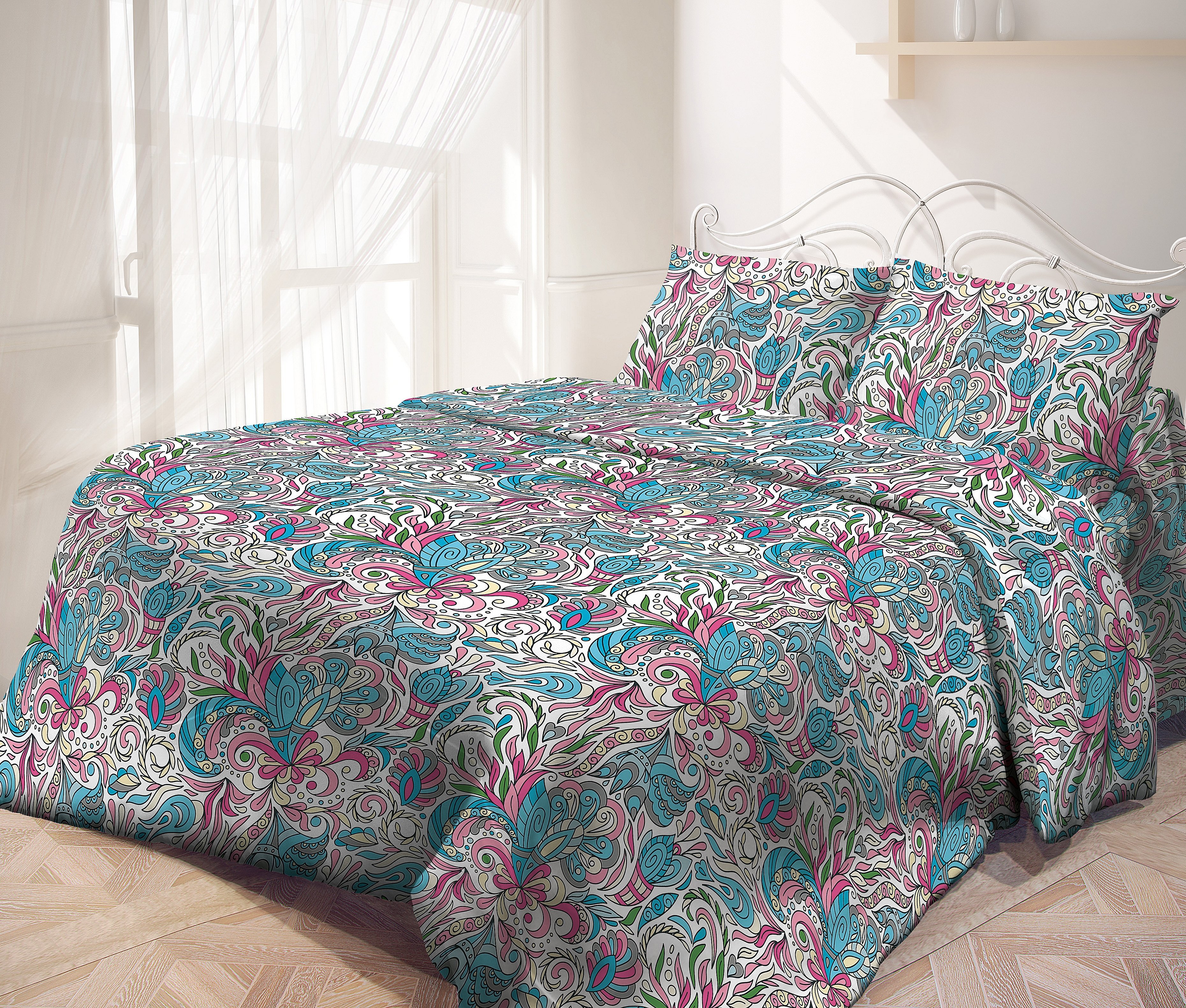 Pastellsett med chintz