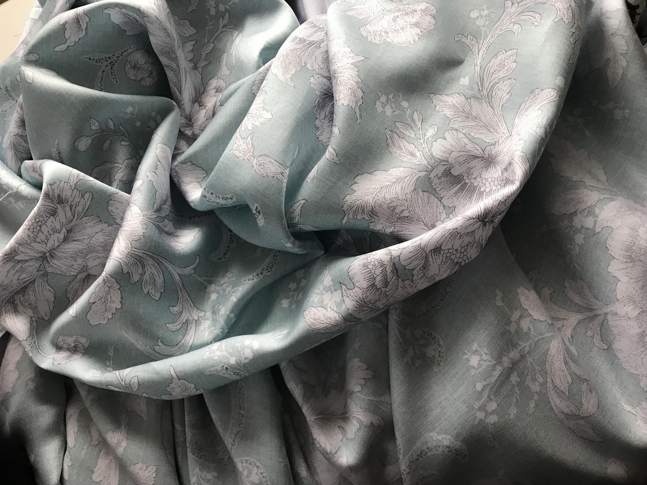 Tencel med fløyelsmyk tekstur