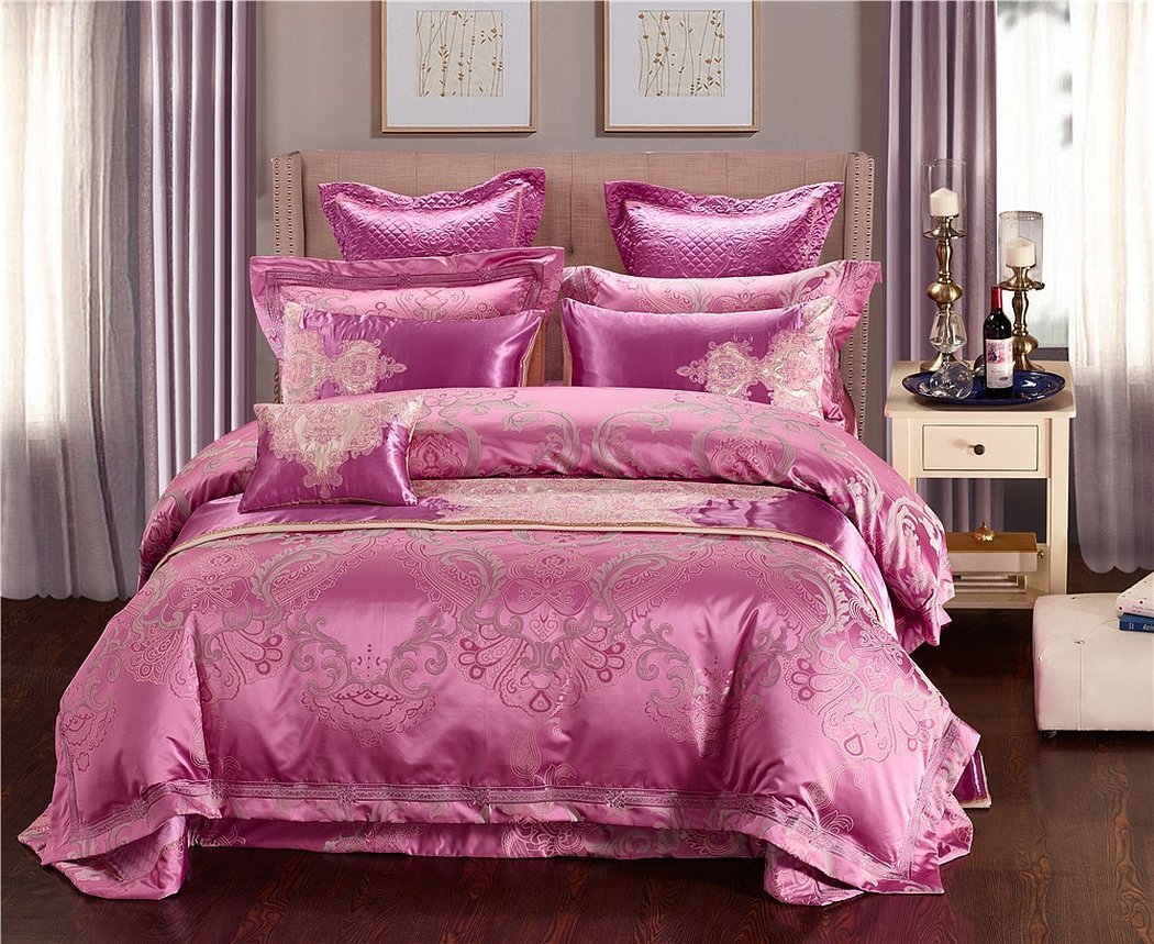 Finitura satinata della biancheria da letto